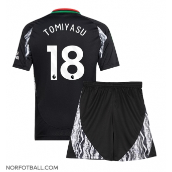 Billige Fotballdrakt Arsenal Takehiro Tomiyasu #18 Replika Bortedraktsett Barn 2024-25 Kortermet (med bukser)